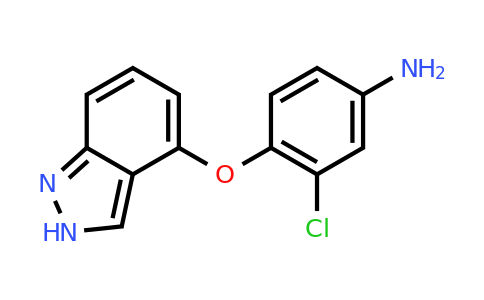 1033810-14-8 | 4-((2H-indazol-4-yl)oxy)-3-chloroaniline