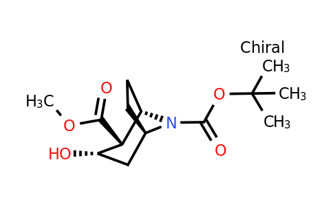 1033820-26-6 | O8-tert-butyl O2-methyl rel-(1S,2R,3S,5R)-3-hydroxy-8-azabicyclo[3.2.1]octane-2,8-dicarboxylate