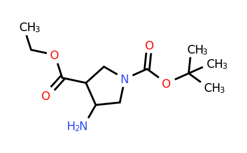 1-(Tert-butyl) 3-ethyl 4-aminopyrrolidine-1,3-dicarboxylate