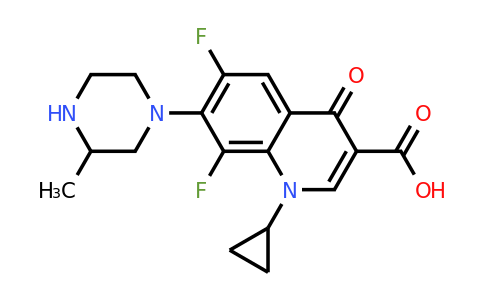 103460-89-5 | 1-Cyclopropyl-6,8-difluoro-7-(3-methylpiperazin-1-yl)-4-oxo-1,4-dihydroquinoline-3-carboxylic acid
