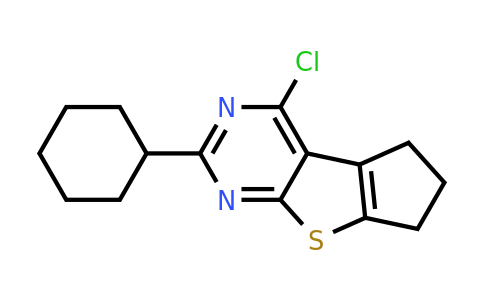 1036435-35-4 | 12-Chloro-10-cyclohexyl-7-thia-9,11-diazatricyclo[6.4.0.0,2,6]dodeca-1(12),2(6),8,10-tetraene