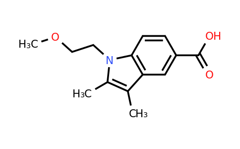 1036442-64-4 | 1-(2-Methoxyethyl)-2,3-dimethyl-1h-indole-5-carboxylic acid
