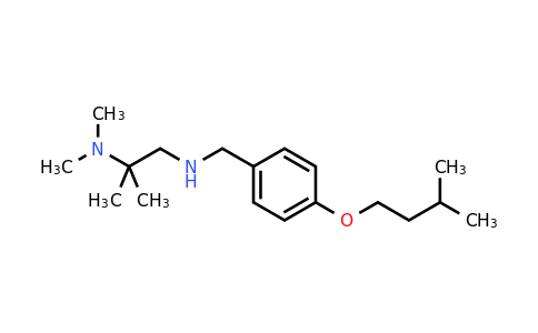 1036446-89-5 | Dimethyl[2-methyl-1-({[4-(3-methylbutoxy)phenyl]methyl}amino)propan-2-yl]amine