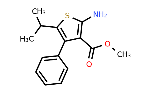 1036546-77-6 | Methyl 2-amino-5-isopropyl-4-phenylthiophene-3-carboxylate