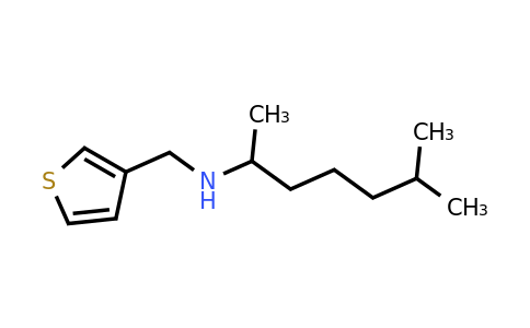 1036550-14-7 | 6-Methyl-N-(thiophen-3-ylmethyl)heptan-2-amine
