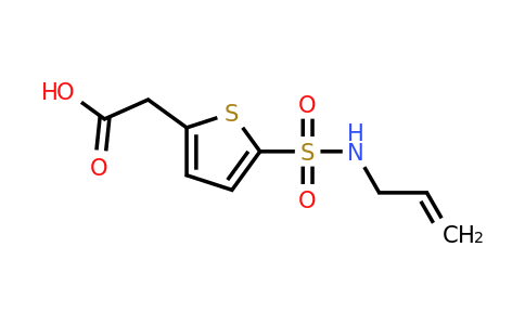 1036577-97-5 | 2-[5-(prop-2-enylsulfamoyl)thiophen-2-yl]acetic acid