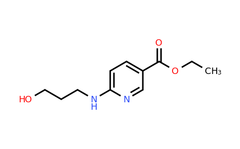 1036595-43-3 | Ethyl 6-((3-hydroxypropyl)amino)nicotinate