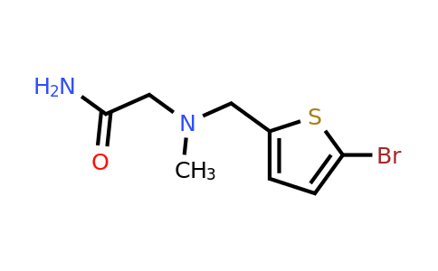 1036674-11-9 | 2-(((5-Bromothiophen-2-yl)methyl)(methyl)amino)acetamide