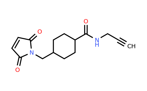 4-((2,5-Dioxo-2,5-dihydro-1H-pyrrol-1-yl)methyl)-N-(prop-2-yn-1-yl)cyclohexanecarboxamide
