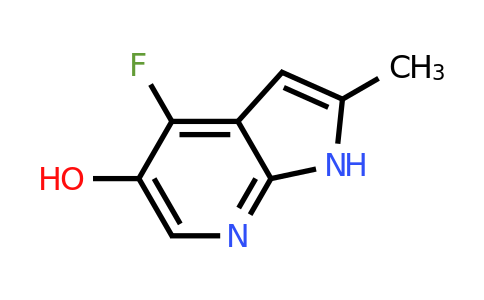 4-fluoro-2-methyl-1H-pyrrolo[2,3-b]pyridin-5-ol
