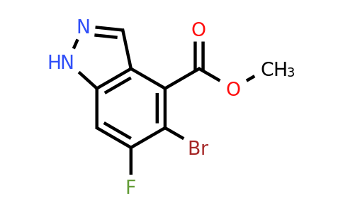 1037841-25-0 | Methyl 5-bromo-6-fluoro-1H-indazole-4-carboxylate