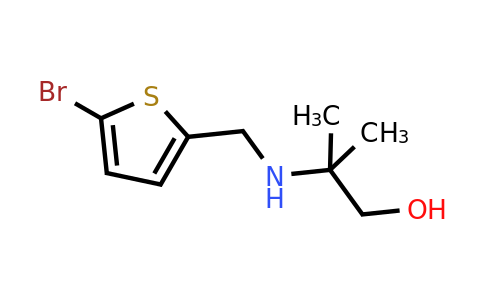 1038214-44-6 | 2-(((5-Bromothiophen-2-yl)methyl)amino)-2-methylpropan-1-ol