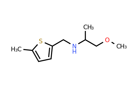 1038257-33-8 | 1-Methoxy-N-((5-methylthiophen-2-yl)methyl)propan-2-amine