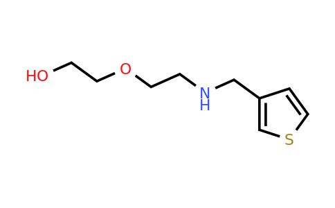 1038266-59-9 | 2-(2-((Thiophen-3-ylmethyl)amino)ethoxy)ethan-1-ol