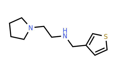 1038289-37-0 | 2-(Pyrrolidin-1-yl)-N-(thiophen-3-ylmethyl)ethan-1-amine