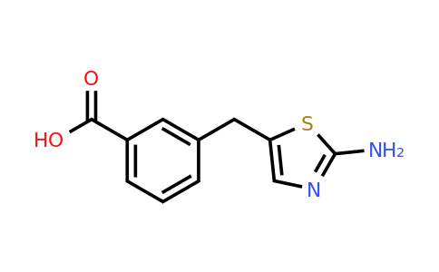 1038291-14-3 | 3-[(2-amino-1,3-thiazol-5-yl)methyl]benzoic acid