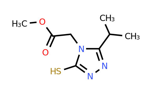 1038325-53-9 | Methyl 2-(3-isopropyl-5-mercapto-4h-1,2,4-triazol-4-yl)acetate