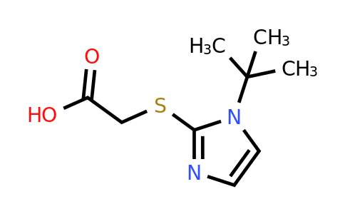 1038334-94-9 | 2-[(1-tert-butyl-1h-imidazol-2-yl)sulfanyl]acetic acid
