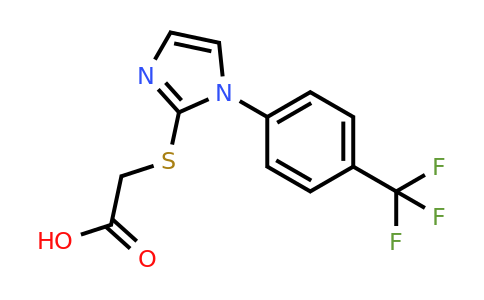 1038335-12-4 | 2-({1-[4-(trifluoromethyl)phenyl]-1h-imidazol-2-yl}sulfanyl)acetic acid