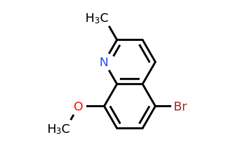 103862-55-1 | 5-Bromo-8-methoxy-2-methylquinoline