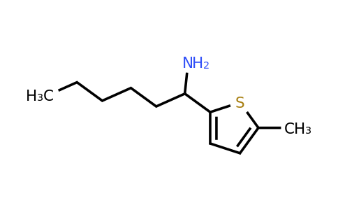 1039311-56-2 | 1-(5-Methylthiophen-2-yl)hexan-1-amine