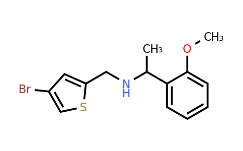 1039802-19-1 | n-((4-Bromothiophen-2-yl)methyl)-1-(2-methoxyphenyl)ethan-1-amine