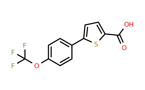 1039859-73-8 | 5-[4-(trifluoromethoxy)phenyl]thiophene-2-carboxylic acid