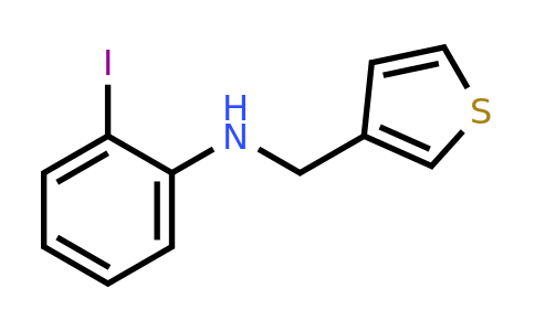 1039884-87-1 | 2-Iodo-N-(thiophen-3-ylmethyl)aniline