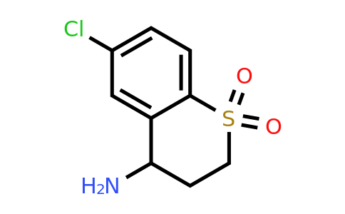 1039912-70-3 | 4-Amino-6-chloro-3,4-dihydro-2h-1lambda6-benzothiopyran-1,1-dione