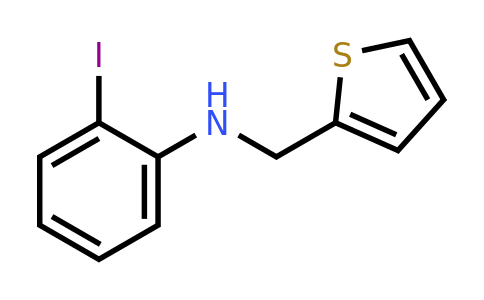 1039971-27-1 | 2-Iodo-N-(thiophen-2-ylmethyl)aniline