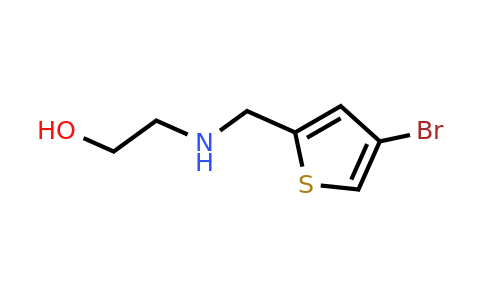 1039974-77-0 | 2-(((4-Bromothiophen-2-yl)methyl)amino)ethan-1-ol