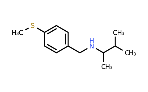 3-Methyl-N-(4-(methylthio)benzyl)butan-2-amine