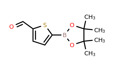 1040281-83-1 | 5-(4,4,5,5-Tetramethyl-1,3,2-dioxaborolan-2-yl)thiophene-2-carbaldehyde
