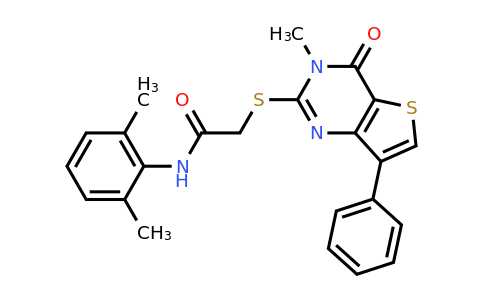 1040632-43-6 | N-(2,6-dimethylphenyl)-2-((3-methyl-4-oxo-7-phenyl-3,4-dihydrothieno[3,2-d]pyrimidin-2-yl)thio)acetamide