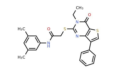 1040660-17-0 | N-(3,5-dimethylphenyl)-2-((3-ethyl-4-oxo-7-phenyl-3,4-dihydrothieno[3,2-d]pyrimidin-2-yl)thio)acetamide