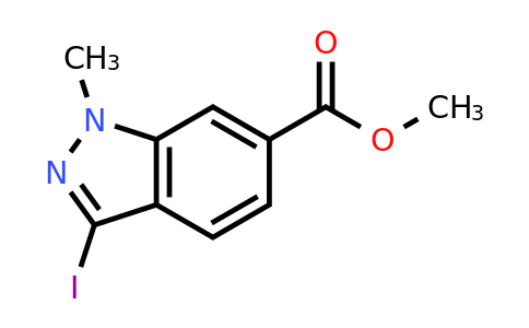 1041205-25-7 | Methyl 3-iodo-1-methyl-1H-indazole-6-carboxylate