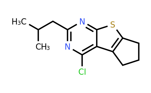 1041602-25-8 | 4-Chloro-2-isobutyl-6,7-dihydro-5h-cyclopenta[4,5]thieno[2,3-d]pyrimidine
