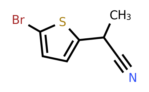 1041871-69-5 | 2-(5-Bromothiophen-2-yl)propanenitrile