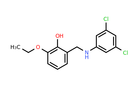 1042505-20-3 | 2-(((3,5-Dichlorophenyl)amino)methyl)-6-ethoxyphenol
