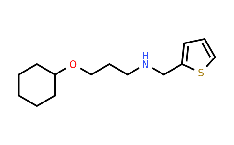 1042555-98-5 | 3-(Cyclohexyloxy)-N-(thiophen-2-ylmethyl)propan-1-amine