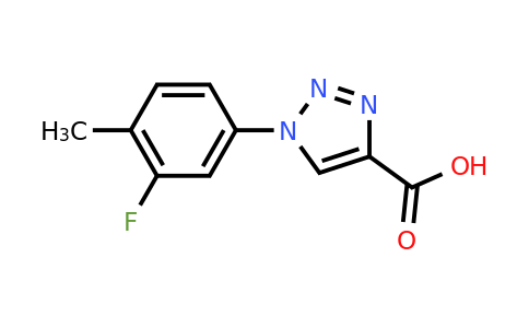 1042604-73-8 | 1-(3-Fluoro-4-methylphenyl)-1H-1,2,3-triazole-4-carboxylic acid