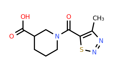 1042646-68-3 | 1-(4-Methyl-1,2,3-thiadiazole-5-carbonyl)piperidine-3-carboxylic acid