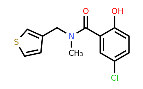 1043112-32-8 | 5-Chloro-2-hydroxy-N-methyl-N-(thiophen-3-ylmethyl)benzamide