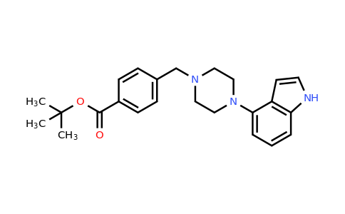 1044764-12-6 | tert-Butyl 4-((4-(1H-indol-4-yl)piperazin-1-yl)methyl)benzoate