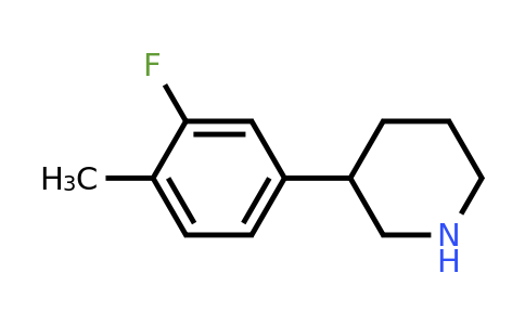 3-(3-Fluoro-4-methylphenyl)piperidine
