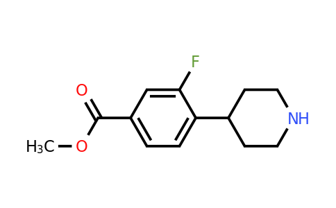 1044773-79-6 | Methyl 3-fluoro-4-(piperidin-4-yl)benzoate