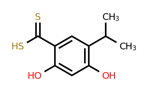 2,4-Dihydroxy-5-isopropylbenzodithioic acid