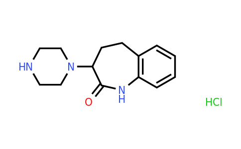 1047976-56-6 | 3-(Piperazin-1-yl)-1,3,4,5-tetrahydro-2H-benzo[b]azepin-2-one hydrochloride
