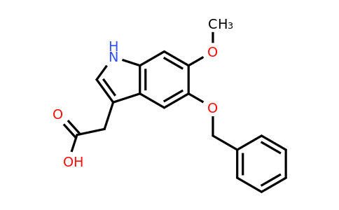 1048350-30-6 | 2-(5-(Benzyloxy)-6-methoxy-1H-indol-3-yl)acetic acid