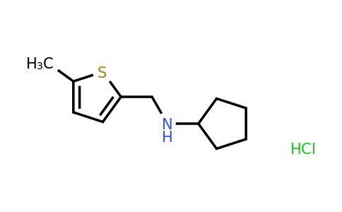 1048664-90-9 | n-((5-Methylthiophen-2-yl)methyl)cyclopentanamine hydrochloride